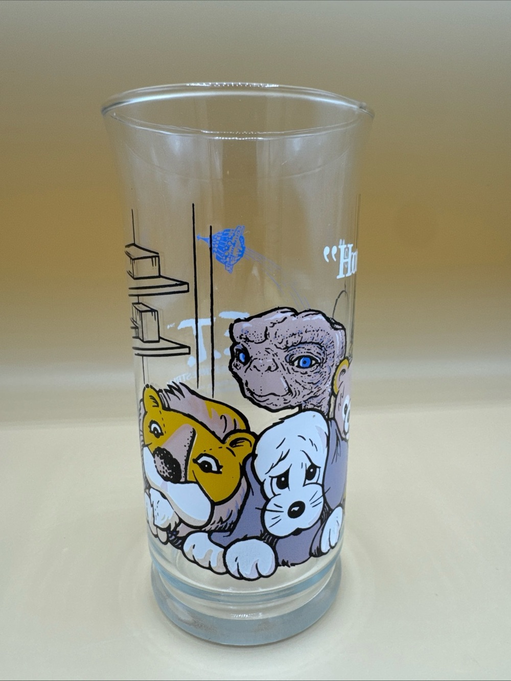 E.T. The Extra-Terrestrial “Home” Glass 1982 Pizza Hut Vintage